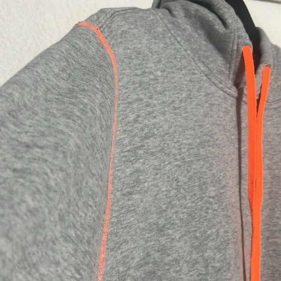 Nike Gray Hoodie with Orange Accents - Picture 3 of 7
